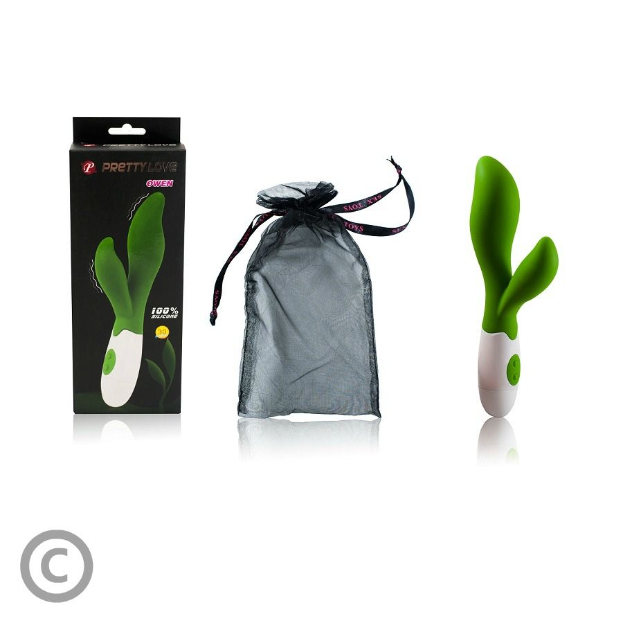 vibromasseur point G vert 30 vibrations Owen Pretty Love vue 2 sur 10