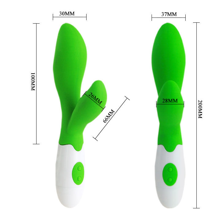 vibromasseur point G vert 30 vibrations Owen Pretty Love vue 7 sur 10