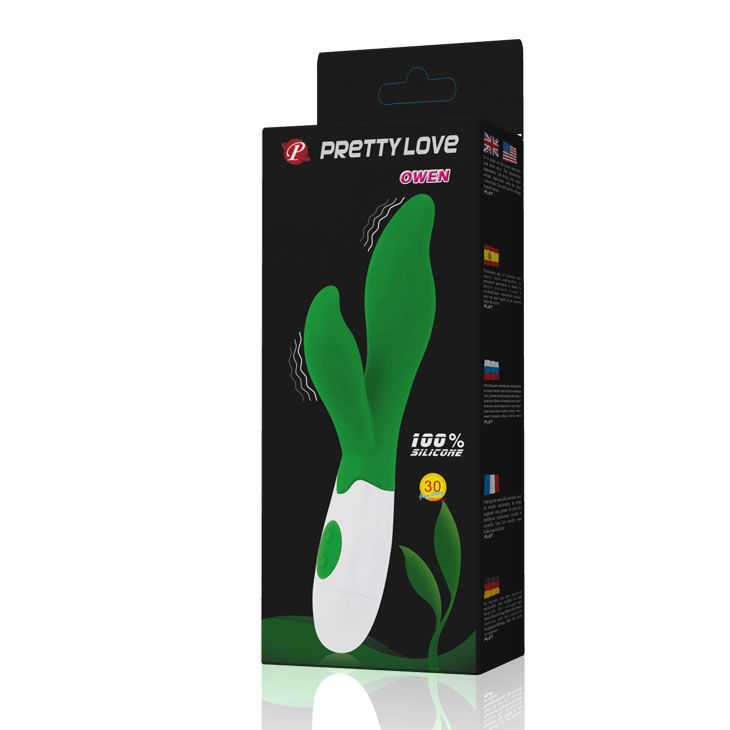 vibromasseur point G vert 30 vibrations Owen Pretty Love vue 10 sur 10
