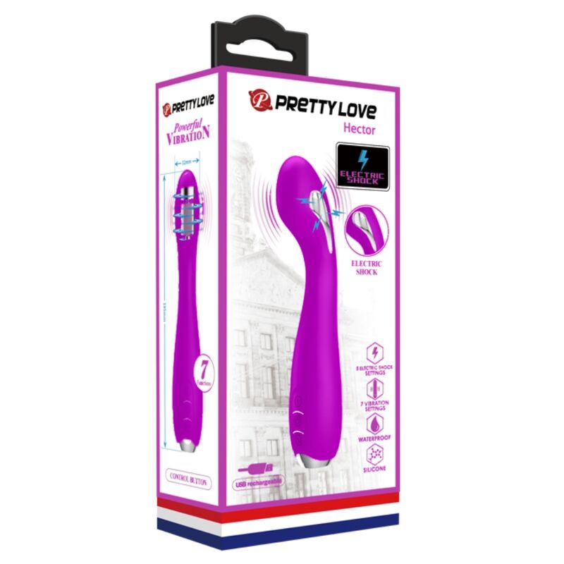 vibromasseur électrostimulation violet Hector Pretty Love vue 8 sur 8