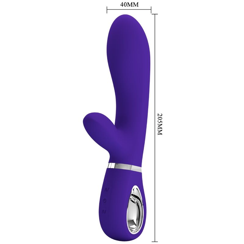vibromasseur point G multifonction violet Thomas Pretty Love vue 5 sur 9