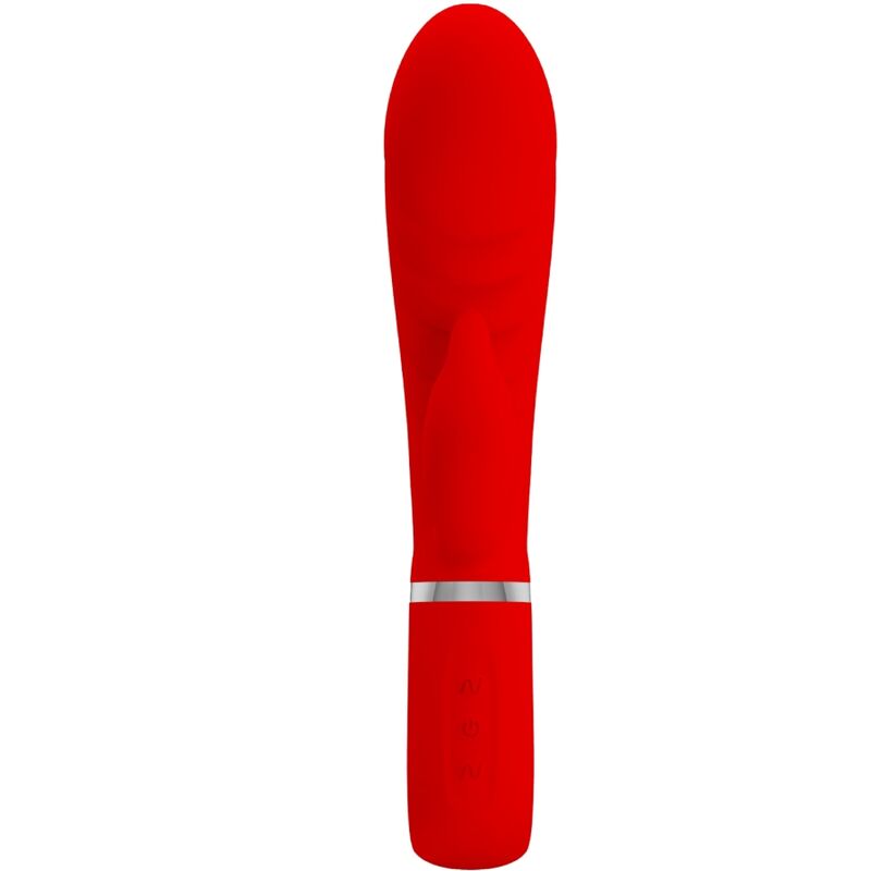 vibromasseur rabbit point G rouge Prescott Pretty Love vue 2 sur 9
