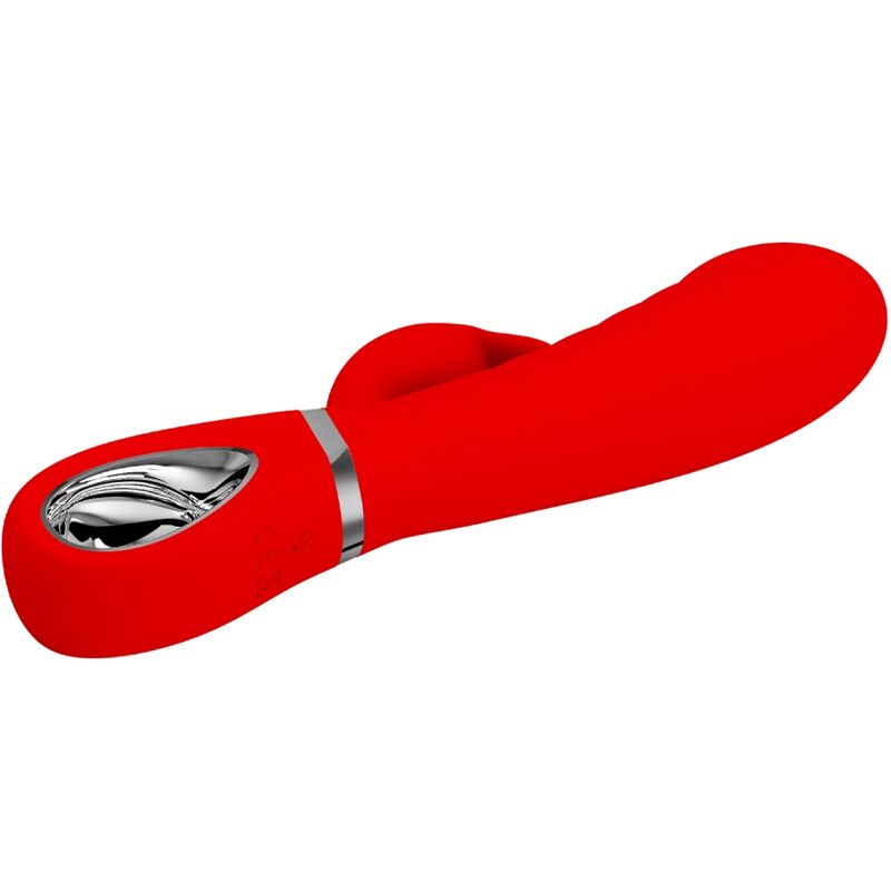 vibromasseur rabbit point G rouge Prescott Pretty Love vue 4 sur 9