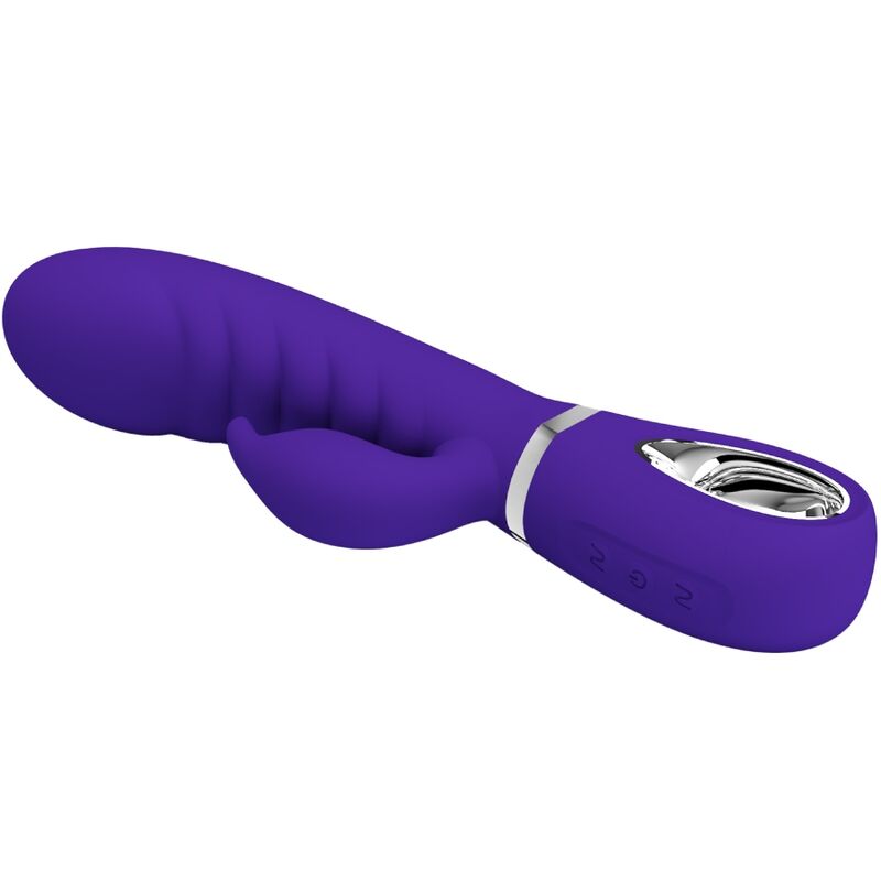 vibromasseur rabbit point G violet Prescott Pretty Love vue 3 sur 9