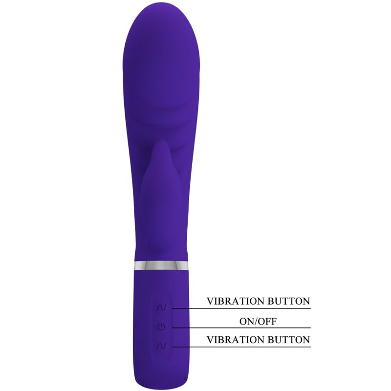 vibromasseur rabbit point G violet Prescott Pretty Love vue 6 sur 9