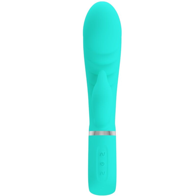 vibromasseur rabbit point G vert aqua Prescott Pretty Love vue 2 sur 9