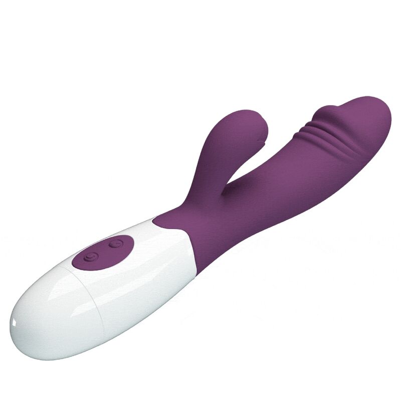 vibromasseur point G et clitoris violet Snappy Pretty Love vue 4 sur 10