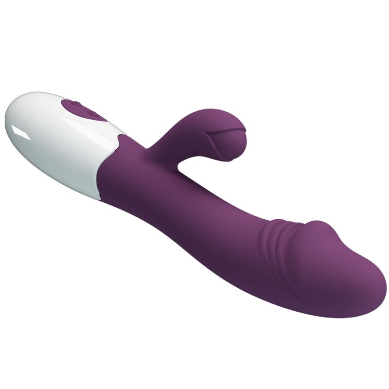 vibromasseur point G et clitoris violet Snappy Pretty Love vue 5 sur 10
