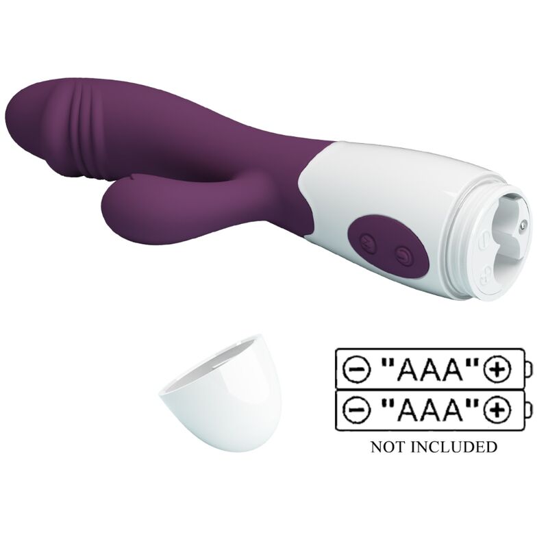 vibromasseur point G et clitoris violet Snappy Pretty Love vue 8 sur 10