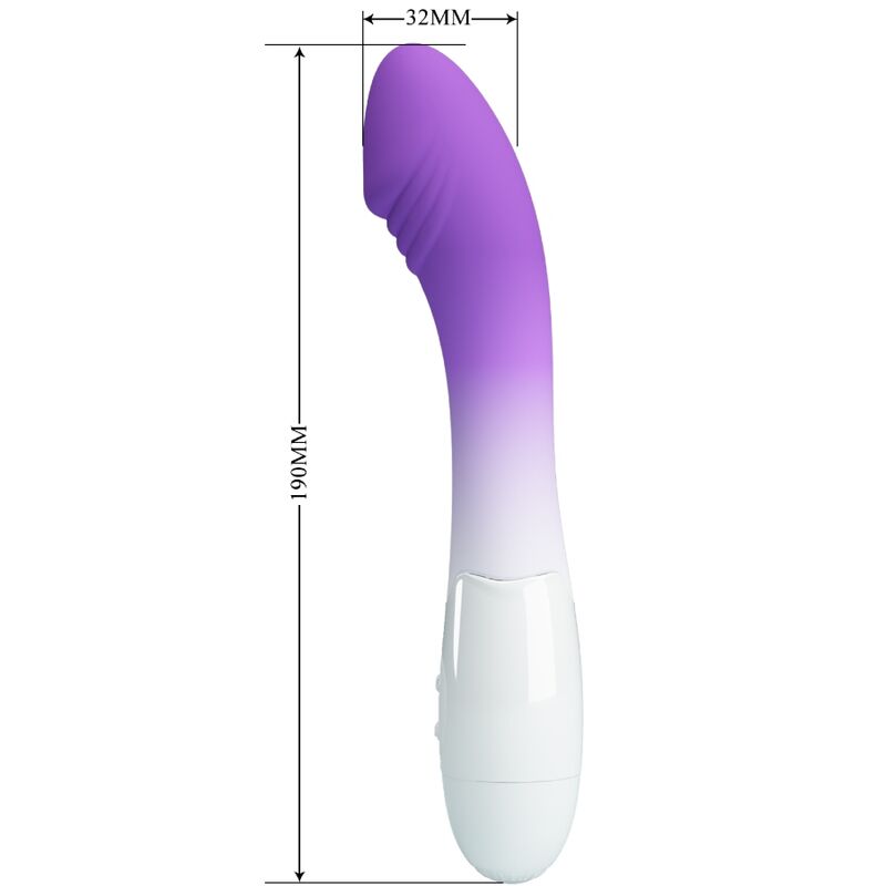 vibromasseur point G violet Elemental Pretty Love vue 3 sur 6