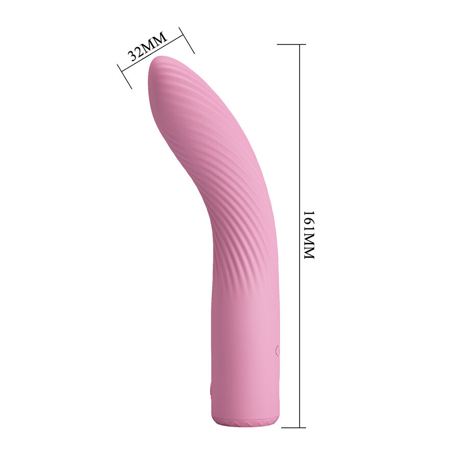 vibromasseur point G rose lumineux Kisell Pretty Love vue 5 sur 12