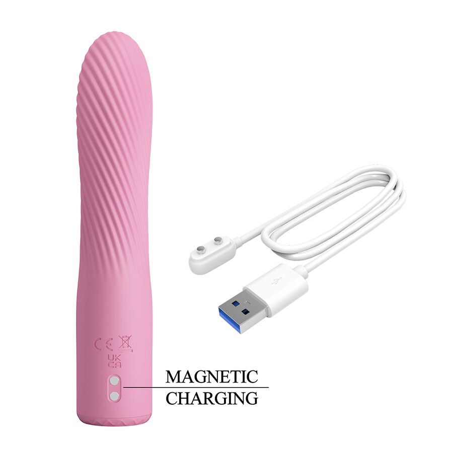 vibromasseur point G rose lumineux Kisell Pretty Love vue 7 sur 12
