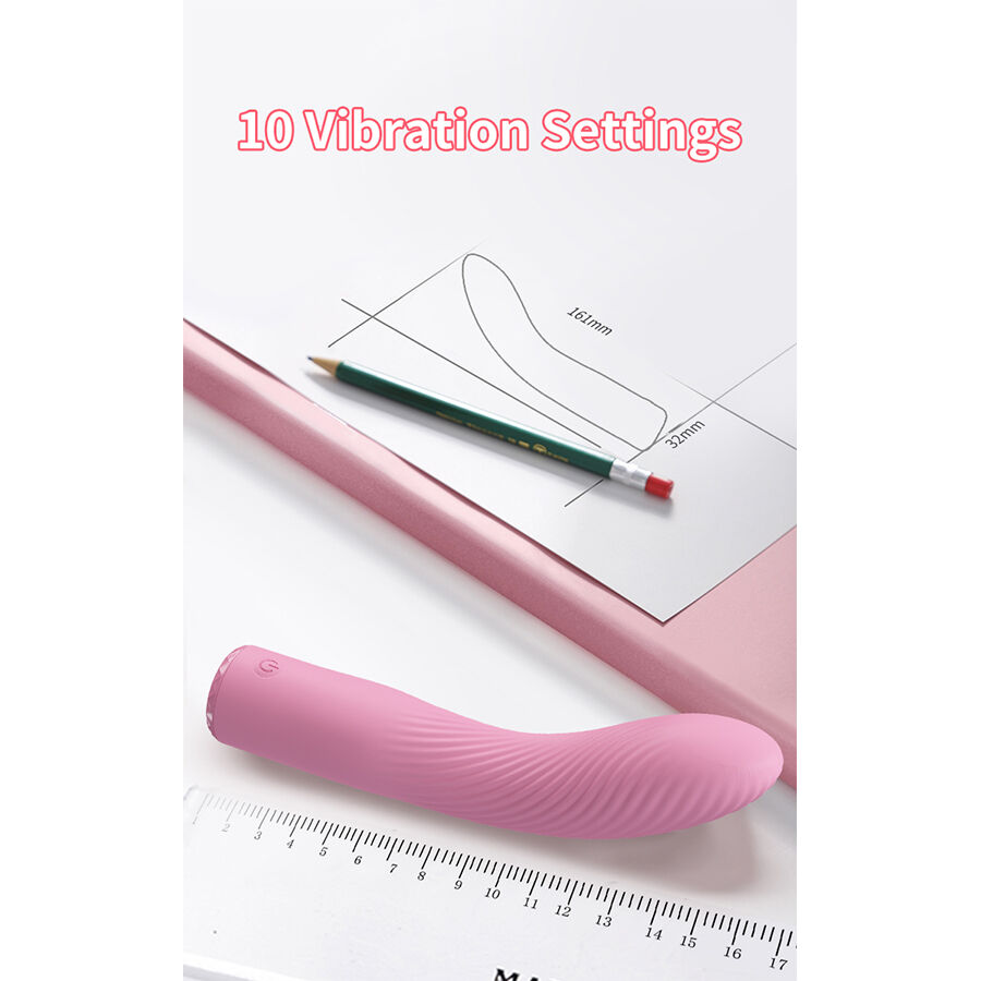 vibromasseur point G rose lumineux Kisell Pretty Love vue 8 sur 12