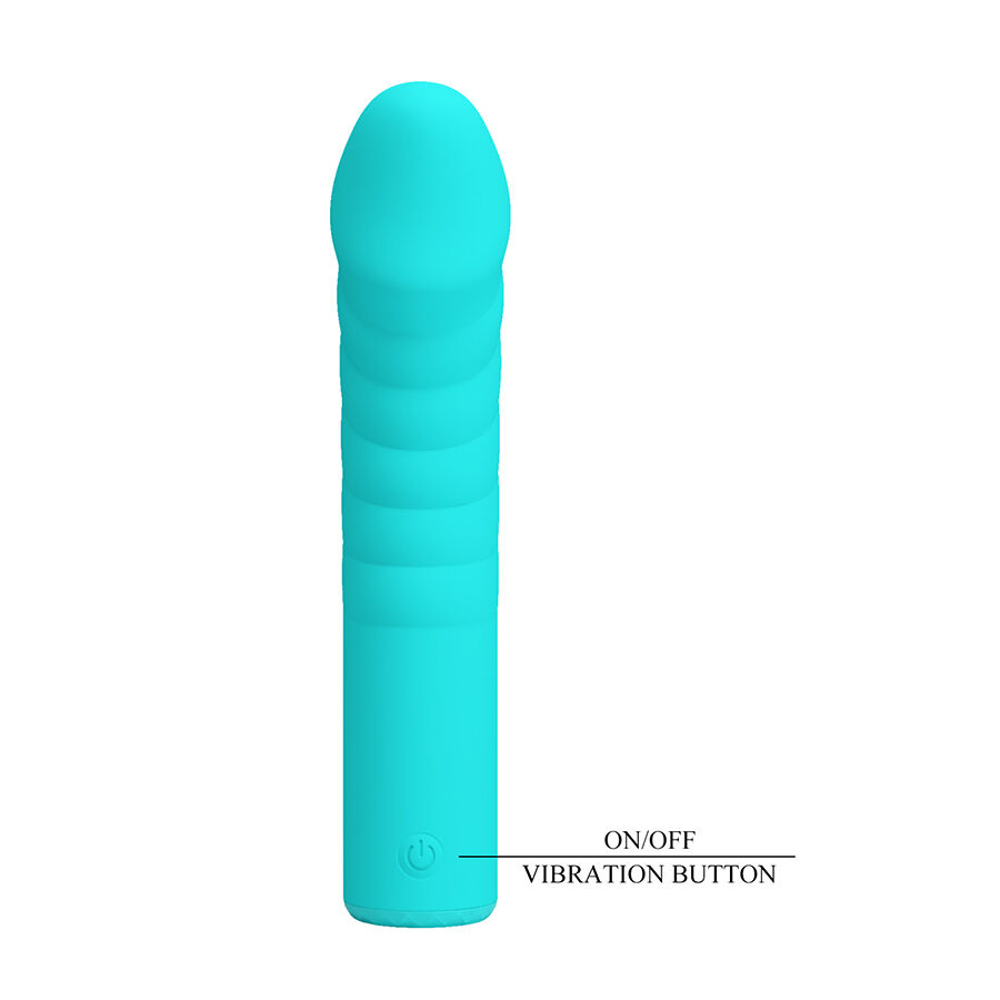 vibromasseur point G bleu lumineux Rylan Pretty Love vue 6 sur 12