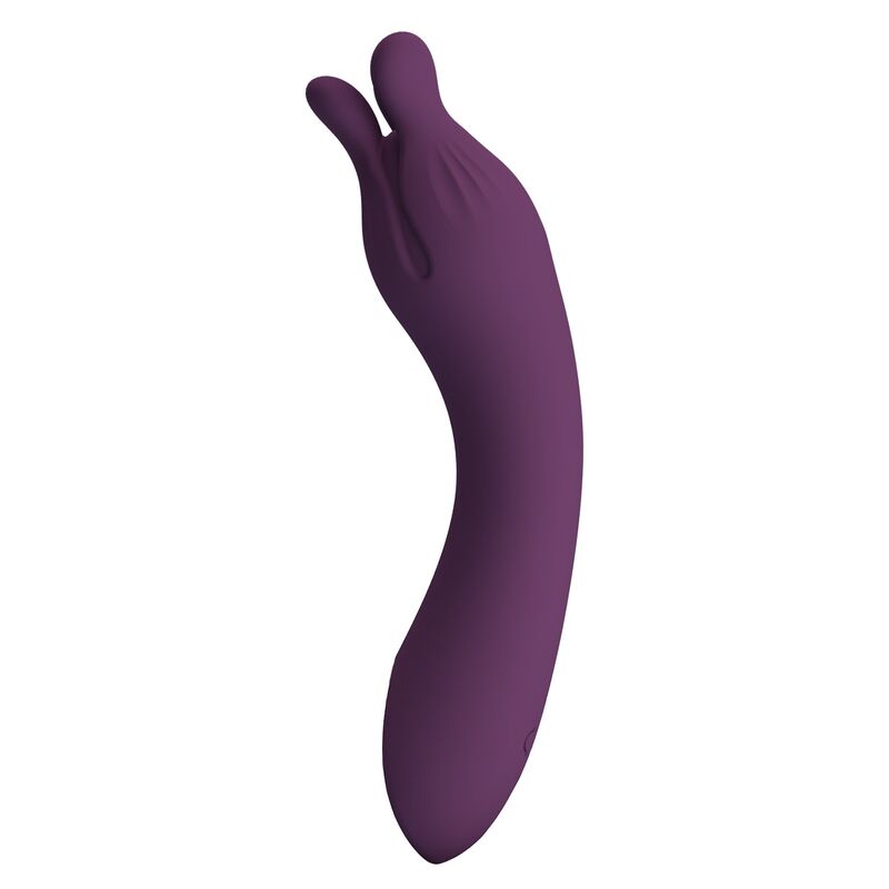 vibromasseur point G double embout violet Lunao Pretty Love vue 4 sur 10