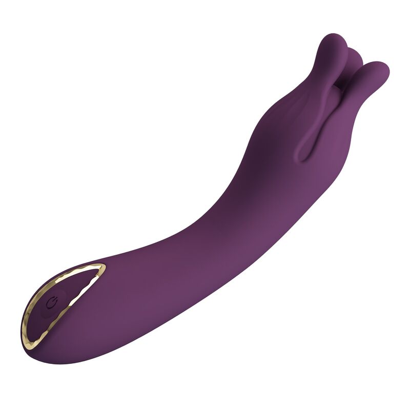 vibromasseur point G double embout violet Lunao Pretty Love vue 6 sur 10