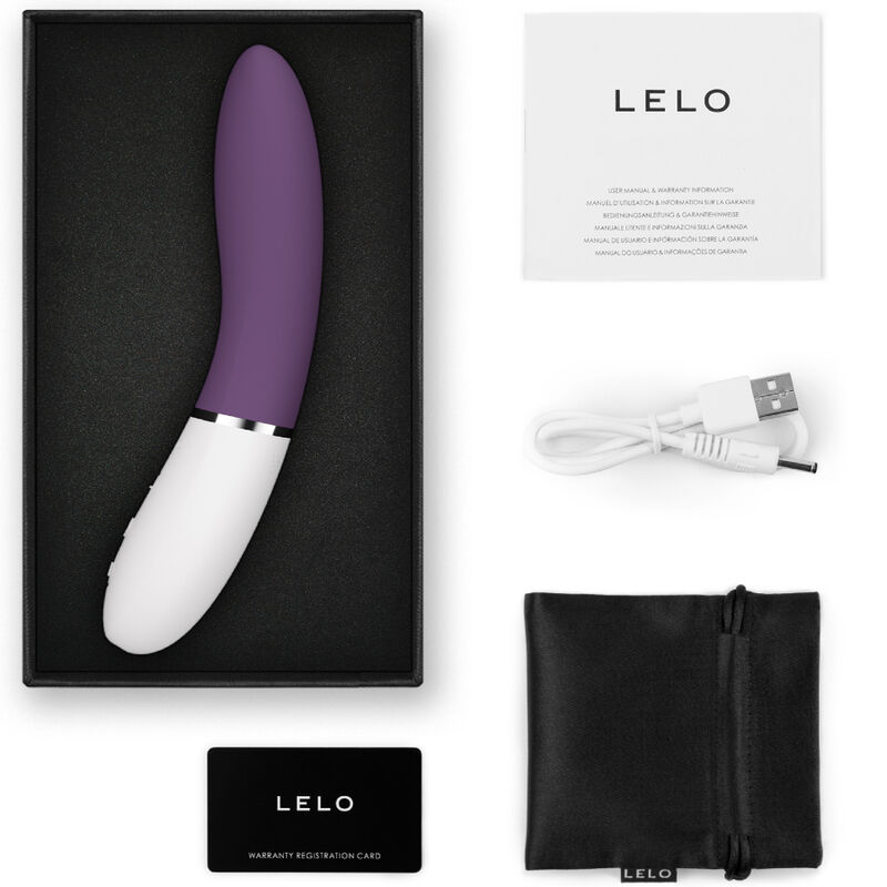 vibromasseur point G connecté violet LIV 3 Lelo vue 2 sur 4