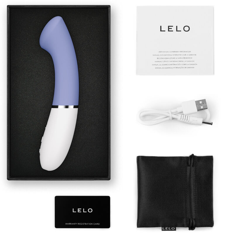 vibromasseur point G connecté bleu GIGI 3 Lelo vue 2 sur 4