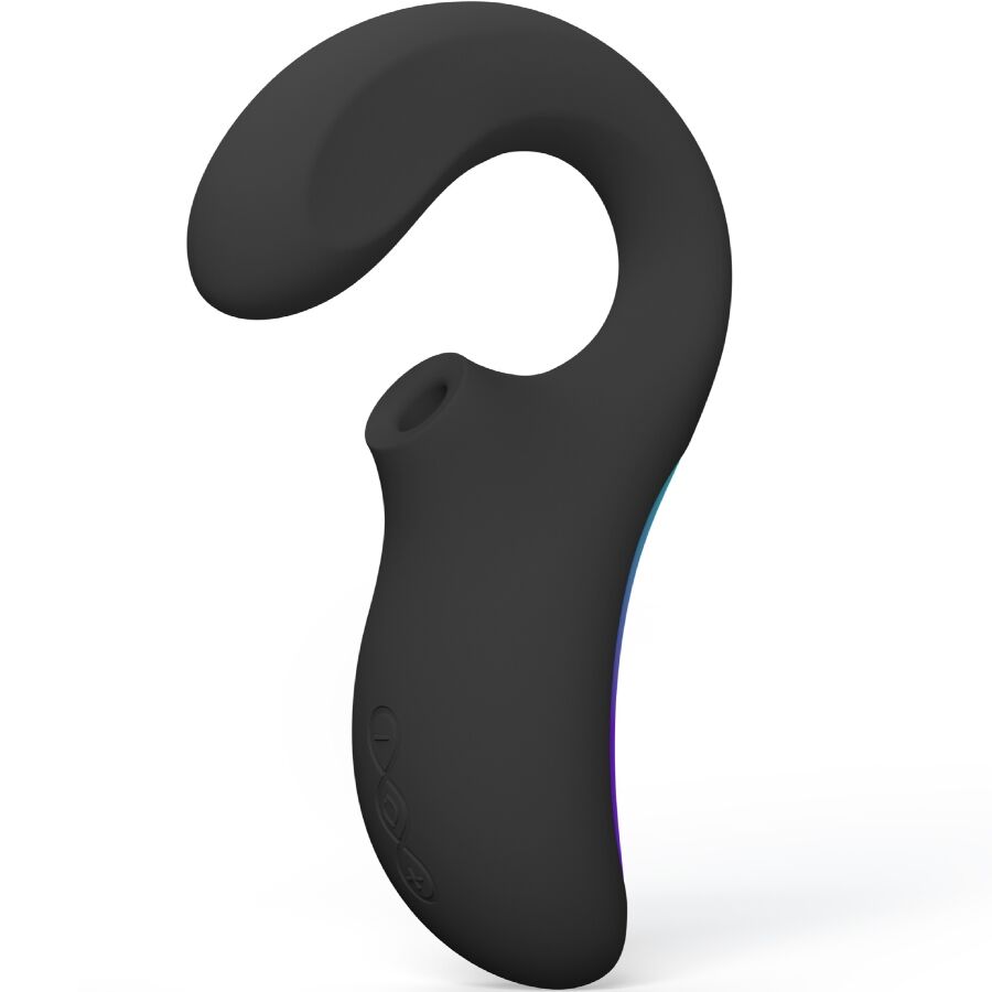 stimulateur point G et clitoris noir Enigma Wave Lelo vue 2 sur 5