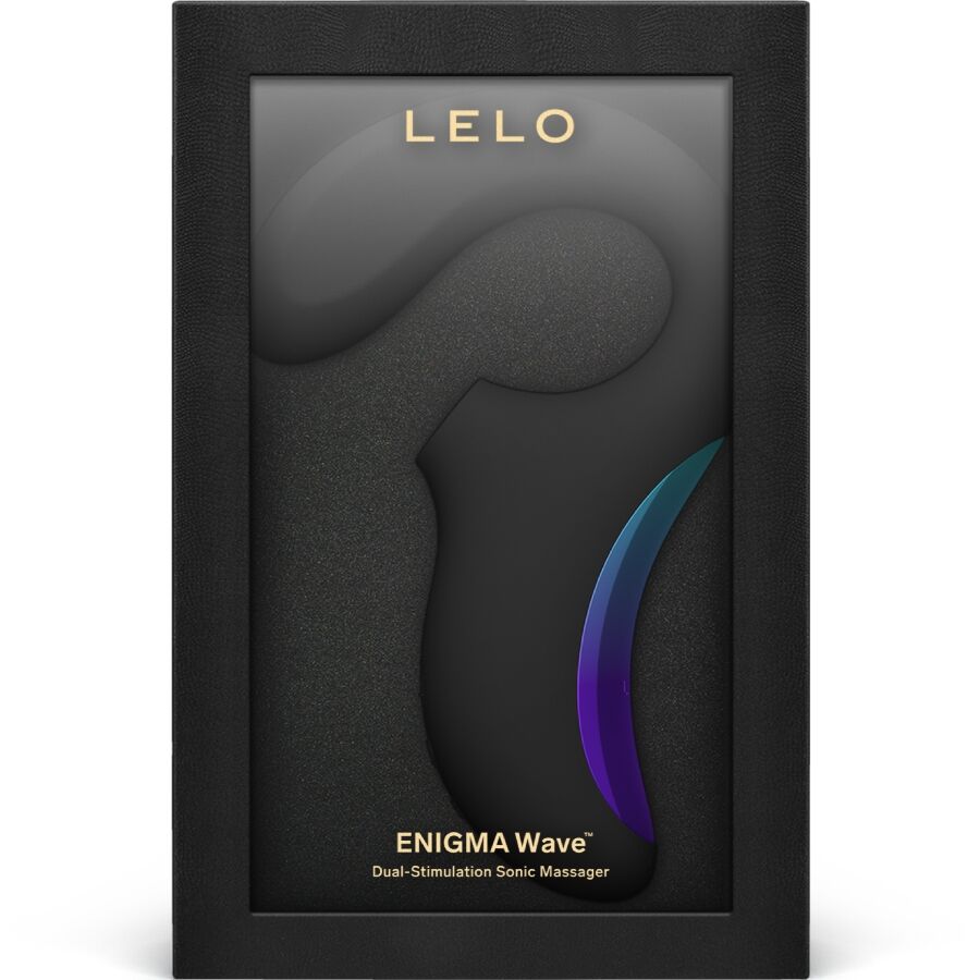 stimulateur point G et clitoris noir Enigma Wave Lelo vue 4 sur 5