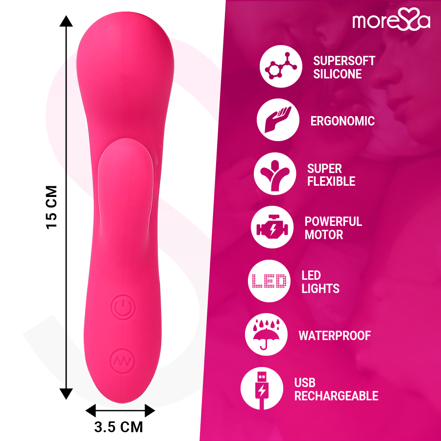 vibromasseur rabbit point G 2 moteurs 30 modes Jerry Moressa vue 4 sur 8