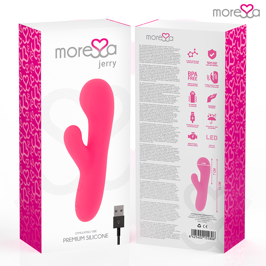 vibromasseur rabbit point G 2 moteurs 30 modes Jerry Moressa vue 7 sur 8