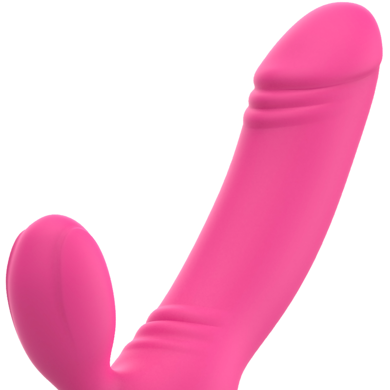 vibromasseur double stimulation rose édition Noël Bix Ohmama vue 3 sur 5