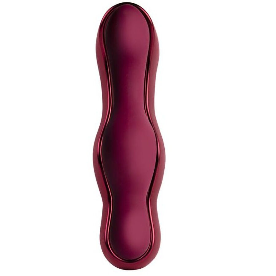vibromasseur 2 en 1 télécommandé rouge Ruby Glow Rocks-Off vue 4 sur 10