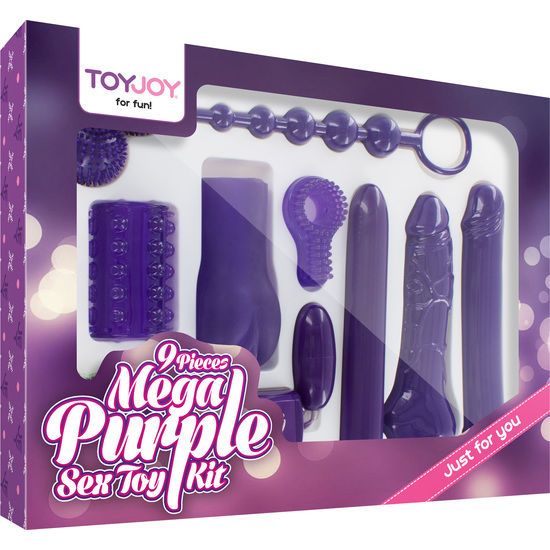 kit de 9 jouets sexuels violet Just For You Méga Toyjoy, photo principale