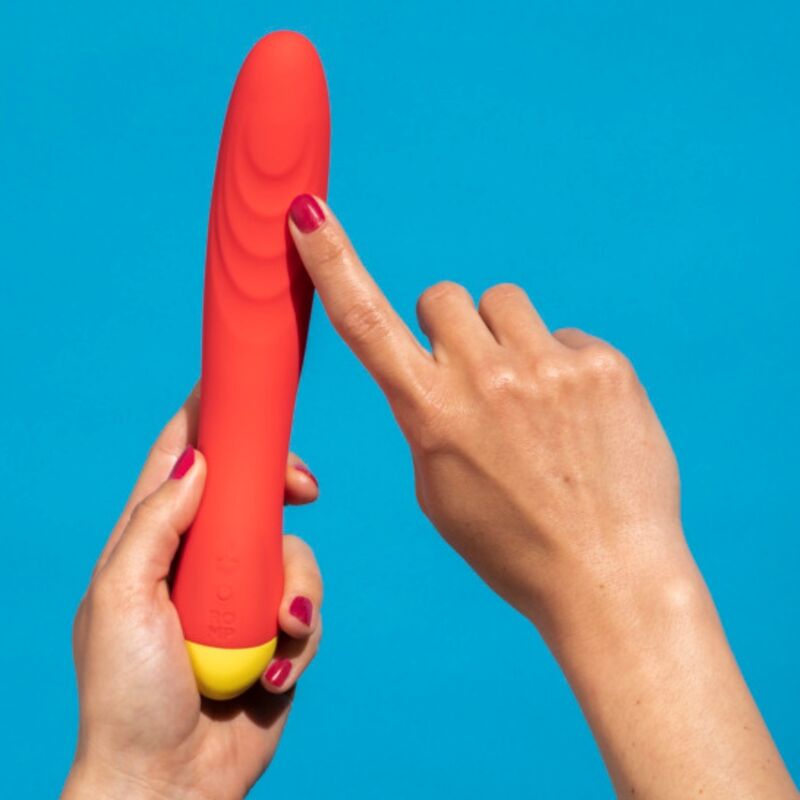 vibromasseur point G courbé rouge rechargeable Hype Romp vue 2 sur 13