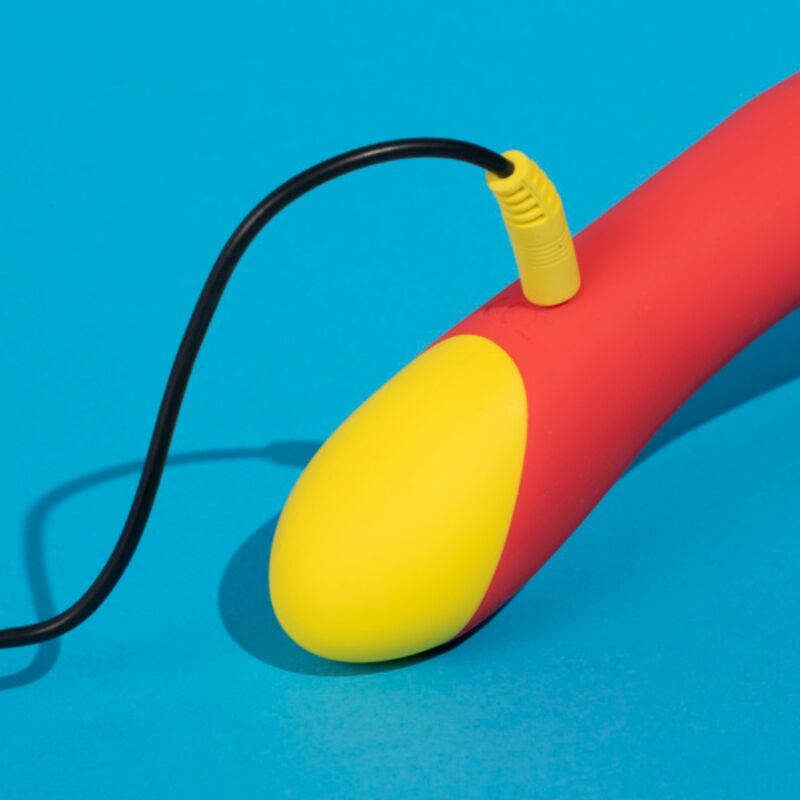 vibromasseur point G courbé rouge rechargeable Hype Romp vue 12 sur 13
