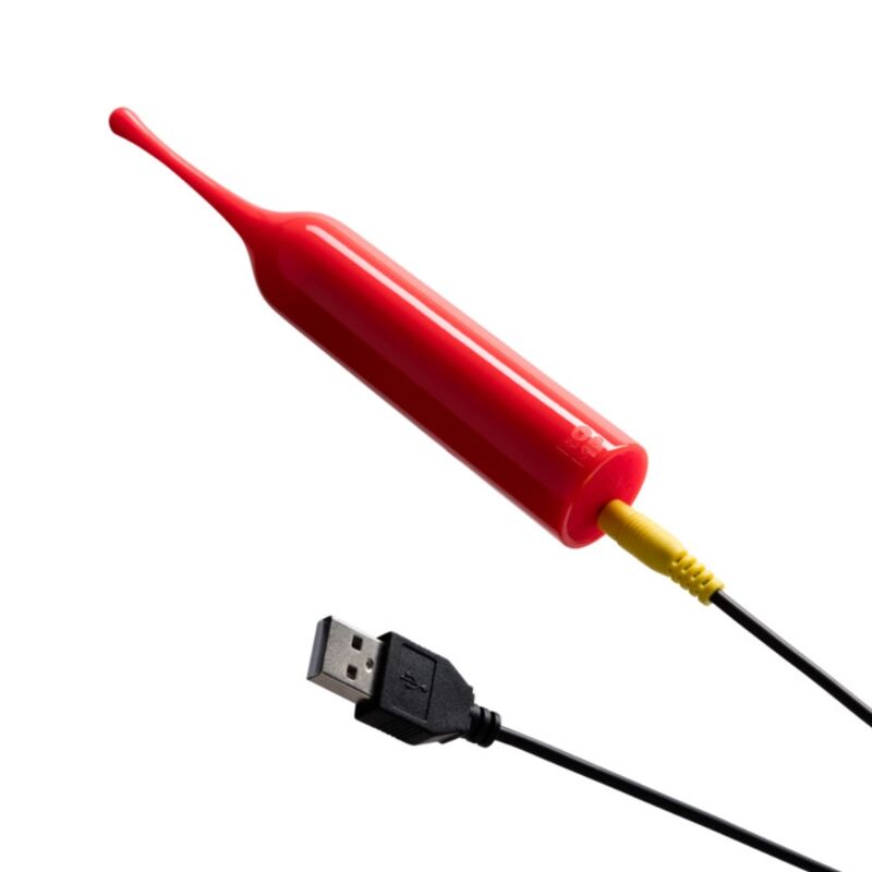 stimulateur clitoridien rond haute fréquence rouge Pop Romp vue 6 sur 13