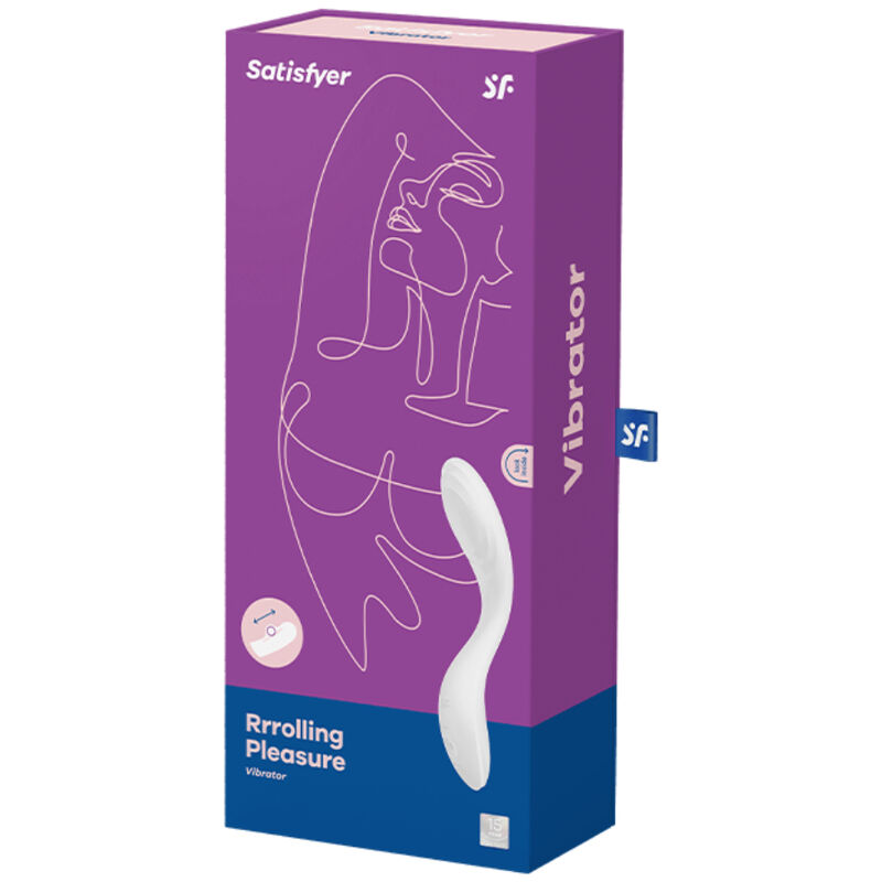vibromasseur point G blanc Rrrolling Pleasure Satisfyer vue 5 sur 5