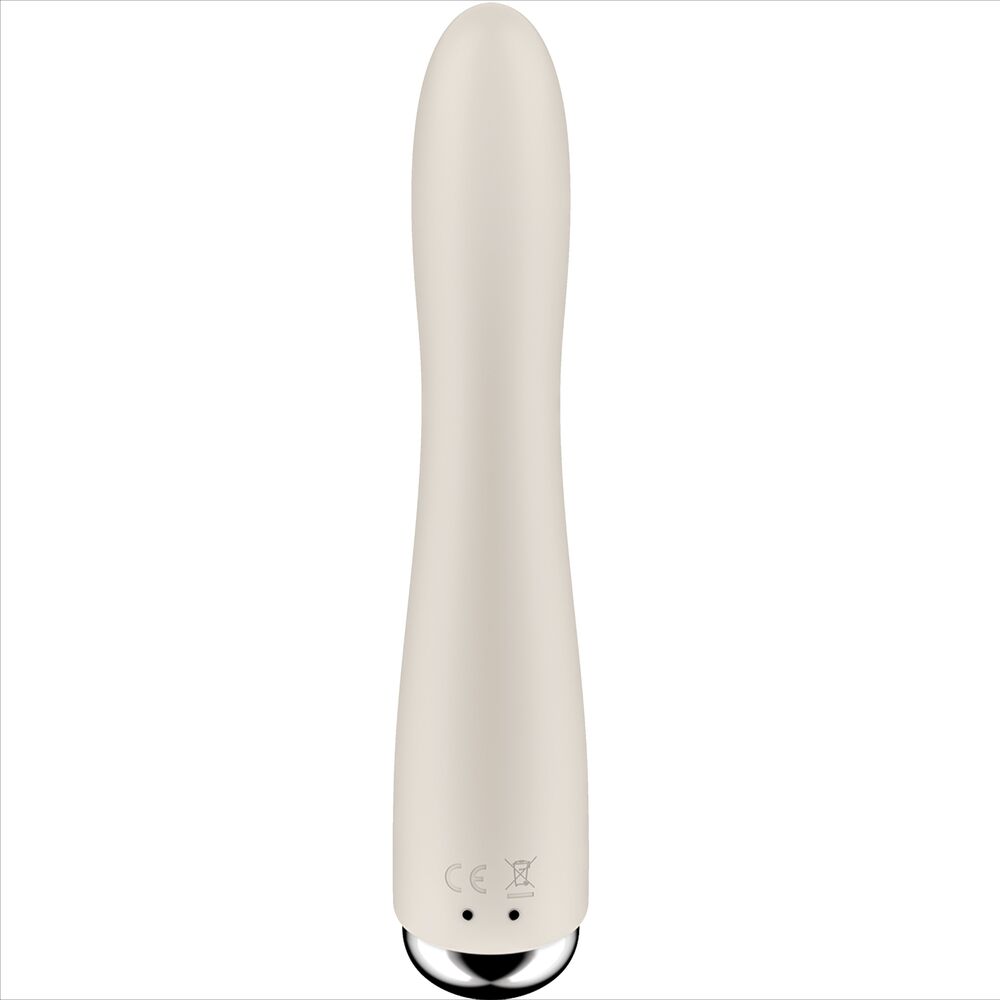 vibromasseur rotatif point G beige Spinning Vibe 1 Satisfyer vue 3 sur 7