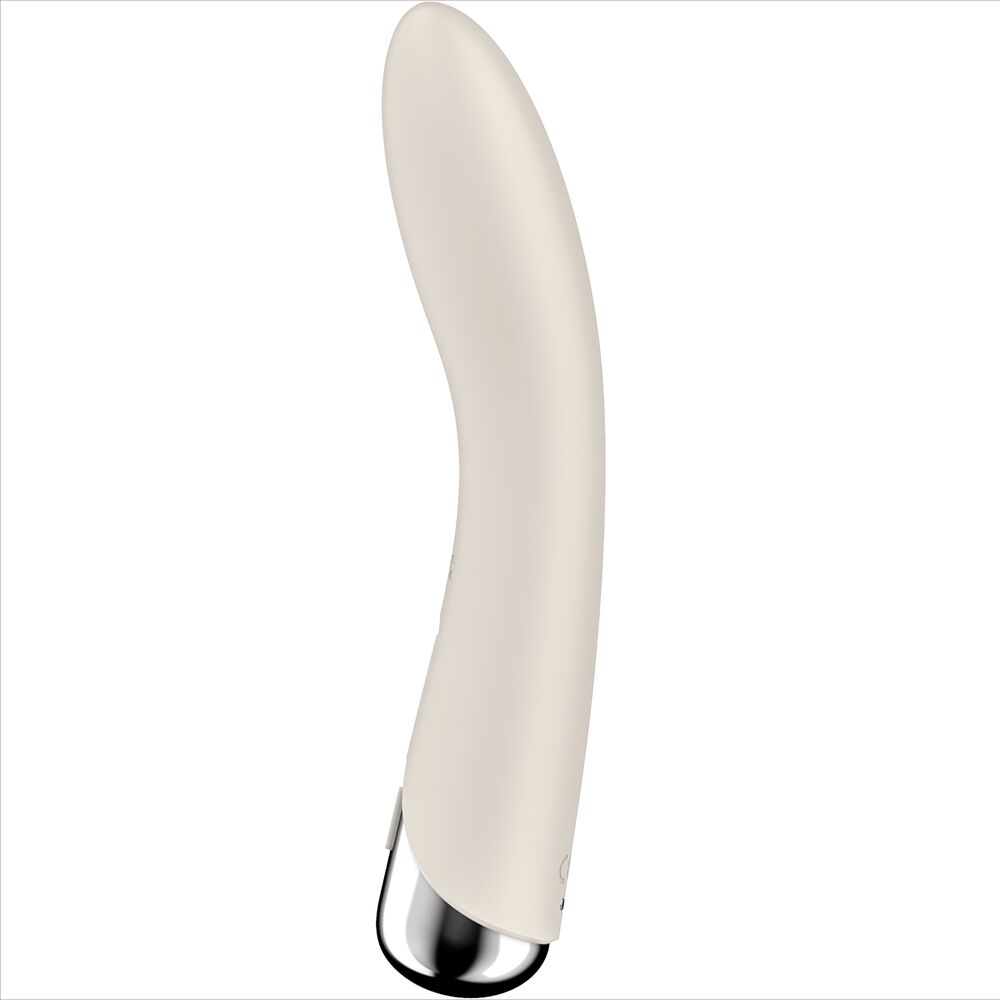 vibromasseur rotatif point G beige Spinning Vibe 1 Satisfyer vue 4 sur 7