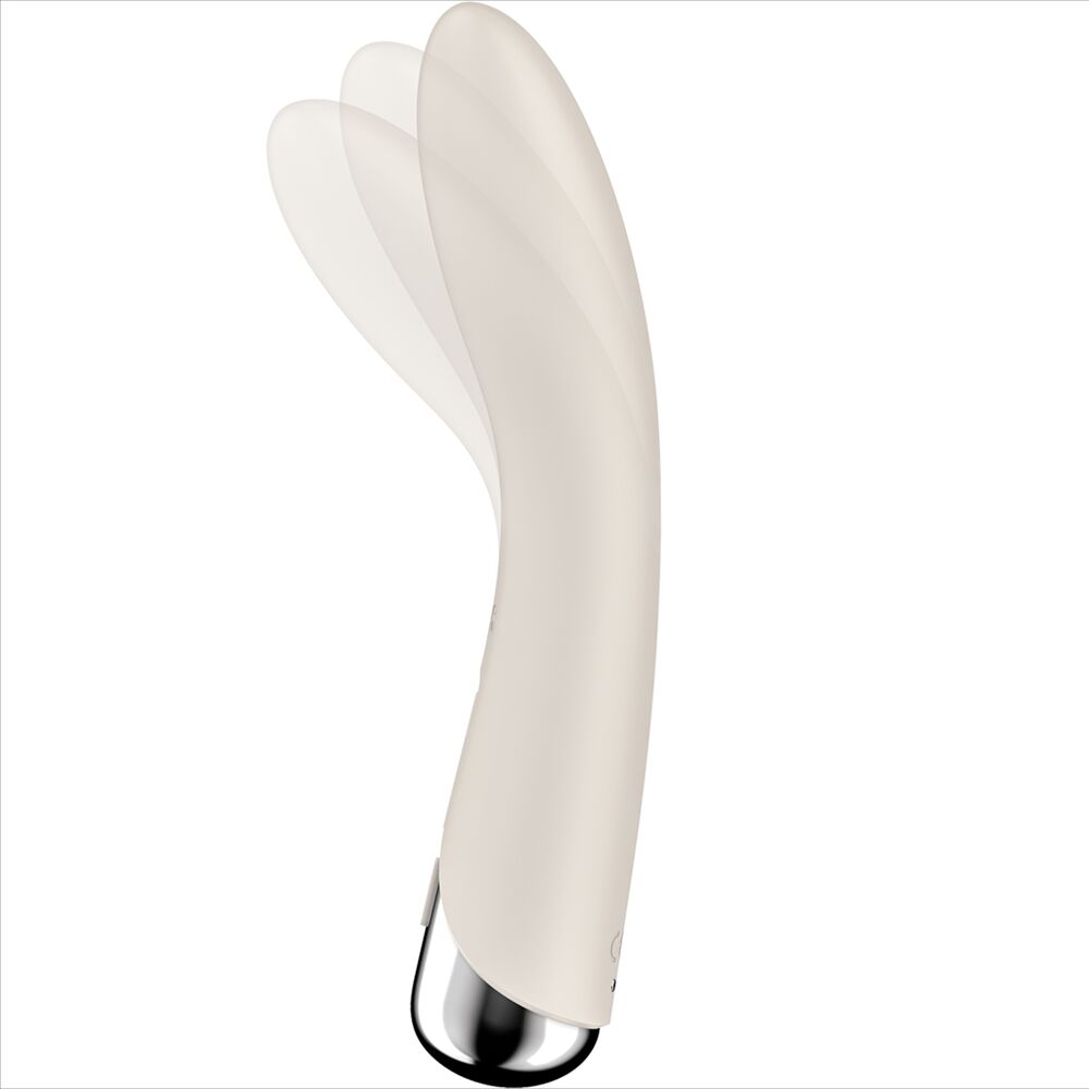 vibromasseur rotatif point G beige Spinning Vibe 1 Satisfyer vue 5 sur 7