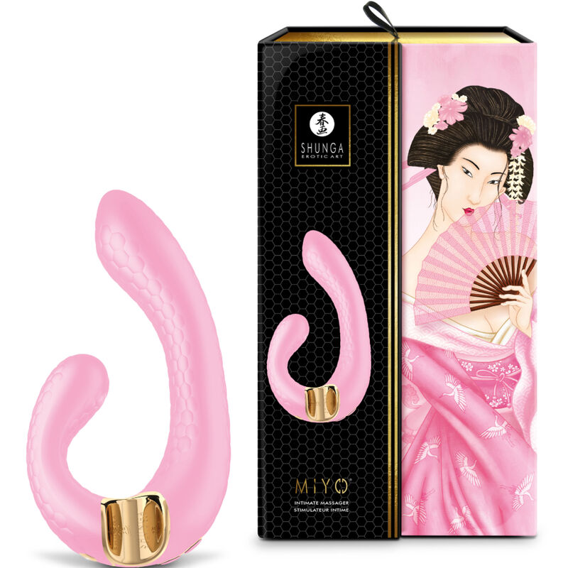 masseur double stimulation point G rose Miyo Shunga vue 3 sur 6