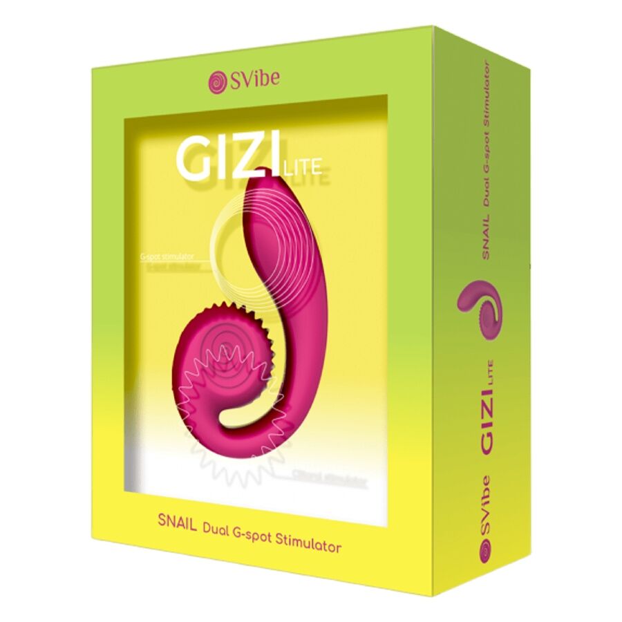 vibromasseur point G et clitoris rose Gizi Lite Snail Vibe vue 4 sur 5