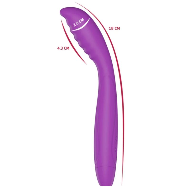 vibromasseur point G à tapotements violet She.E.O vue 4 sur 5