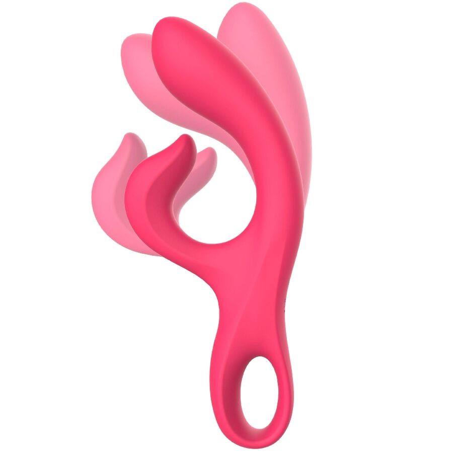 vibromasseur point G et clitoris flexible fuchsia Xocoon vue 8 sur 11