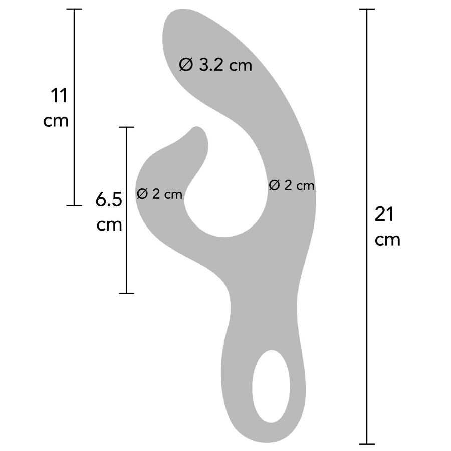 vibromasseur point G et clitoris flexible fuchsia Xocoon vue 9 sur 11
