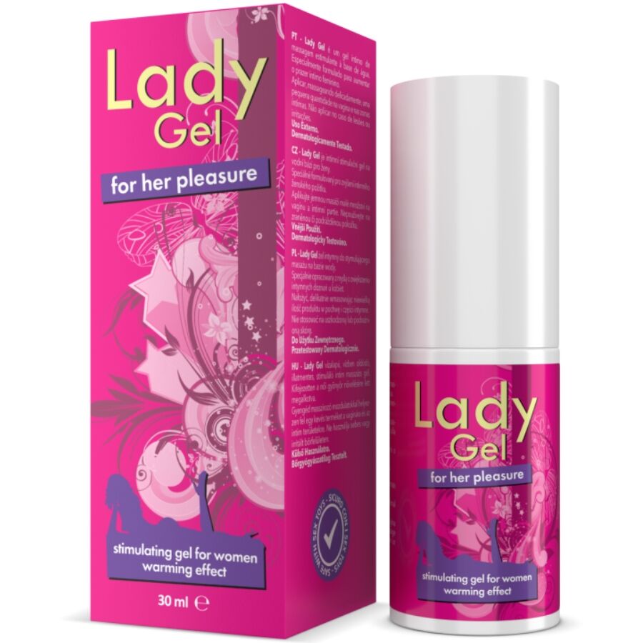 gel stimulant à effet chaleur Lady Gel Intimateline 30 ml