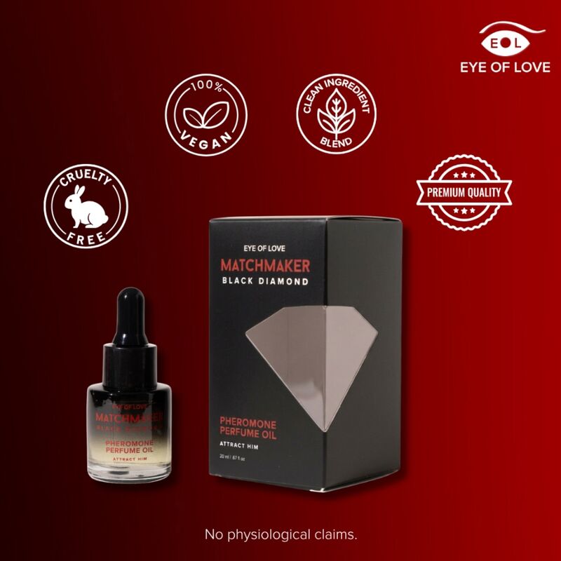 Huile de parfum phéromones Eye of Love Black Diamond 20 ml, vue 4 sur 6