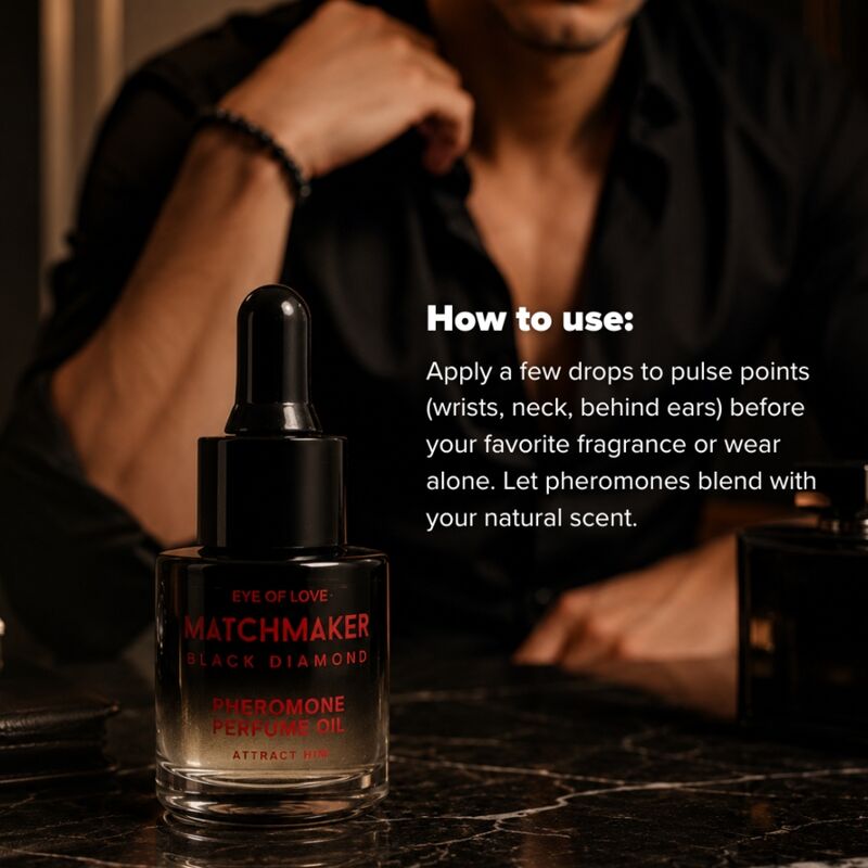 Huile de parfum phéromones Eye of Love Black Diamond 20 ml, vue 6 sur 6