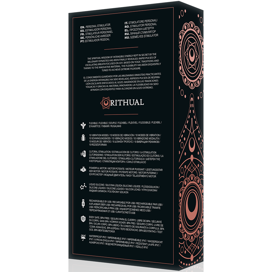 Vibromasseur double stimulation noir Anusara 2.0 Rithual vue 10 sur 10