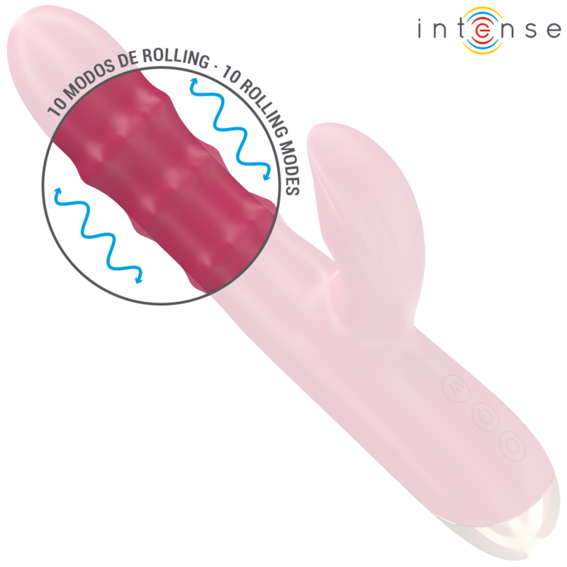 Stimulateur clitoridien 3 en 1 rouge Chloé Intense vue 3 sur 8