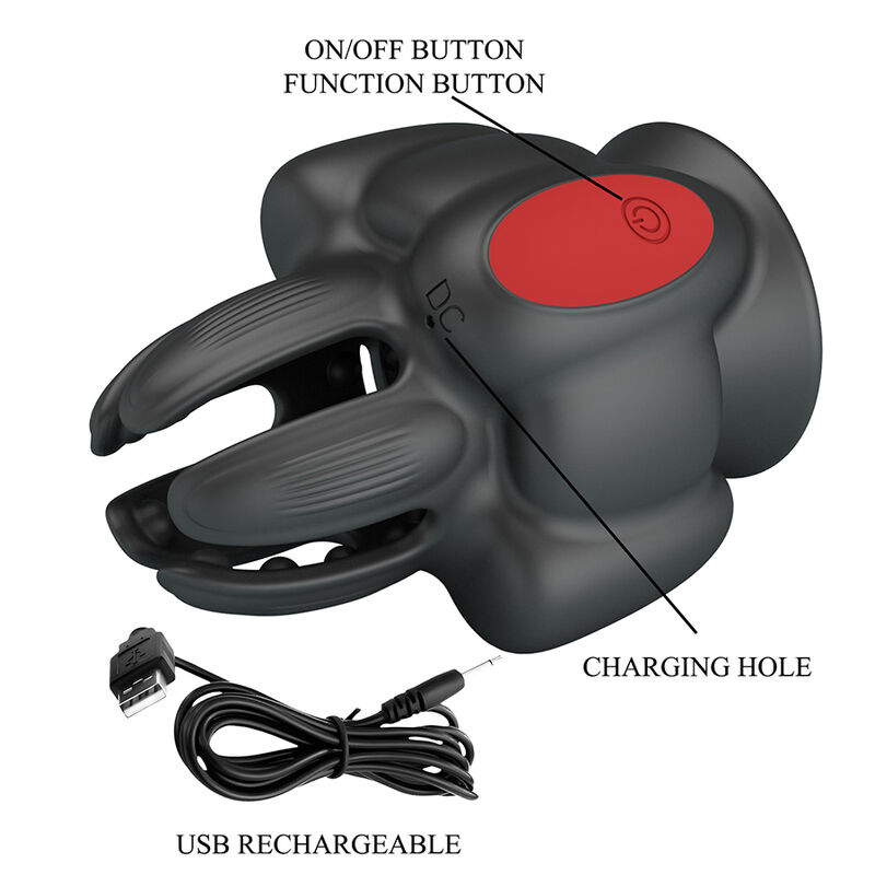 Masturbateur automatique rechargeable Wyatt Pretty Love vue 7 sur 9