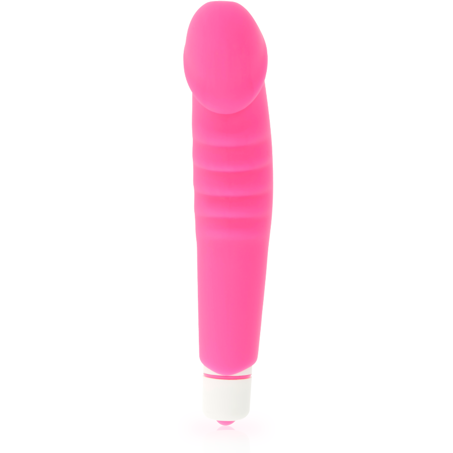 Vibromasseur réaliste rose Realistic Pleasure Dolce Vita, vue 3 sur 4