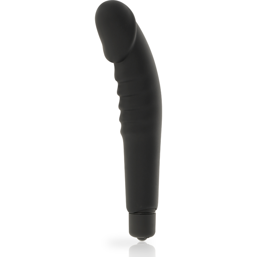 Vibromasseur réaliste noir Realistic Pleasure Dolce Vita, vue 3 sur 4