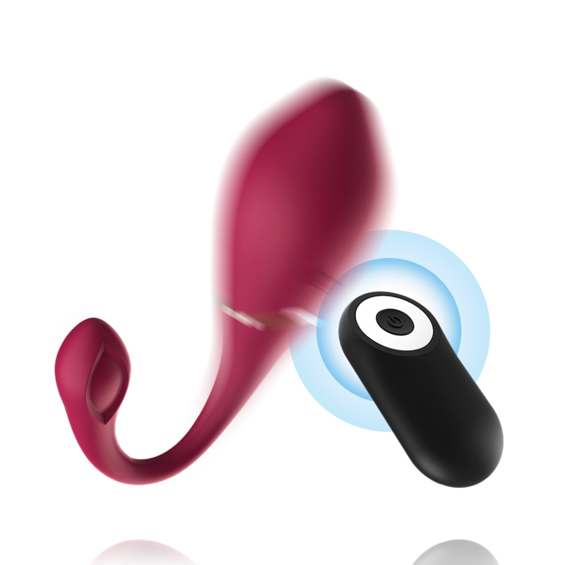 Œuf vibrant télécommandé rechargeable 10 modes Cici Beauty, vue 2 sur 6